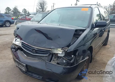 2004 Honda Odyssey Ex-L from USA, damaged, VIN 5FNRL18014B042841